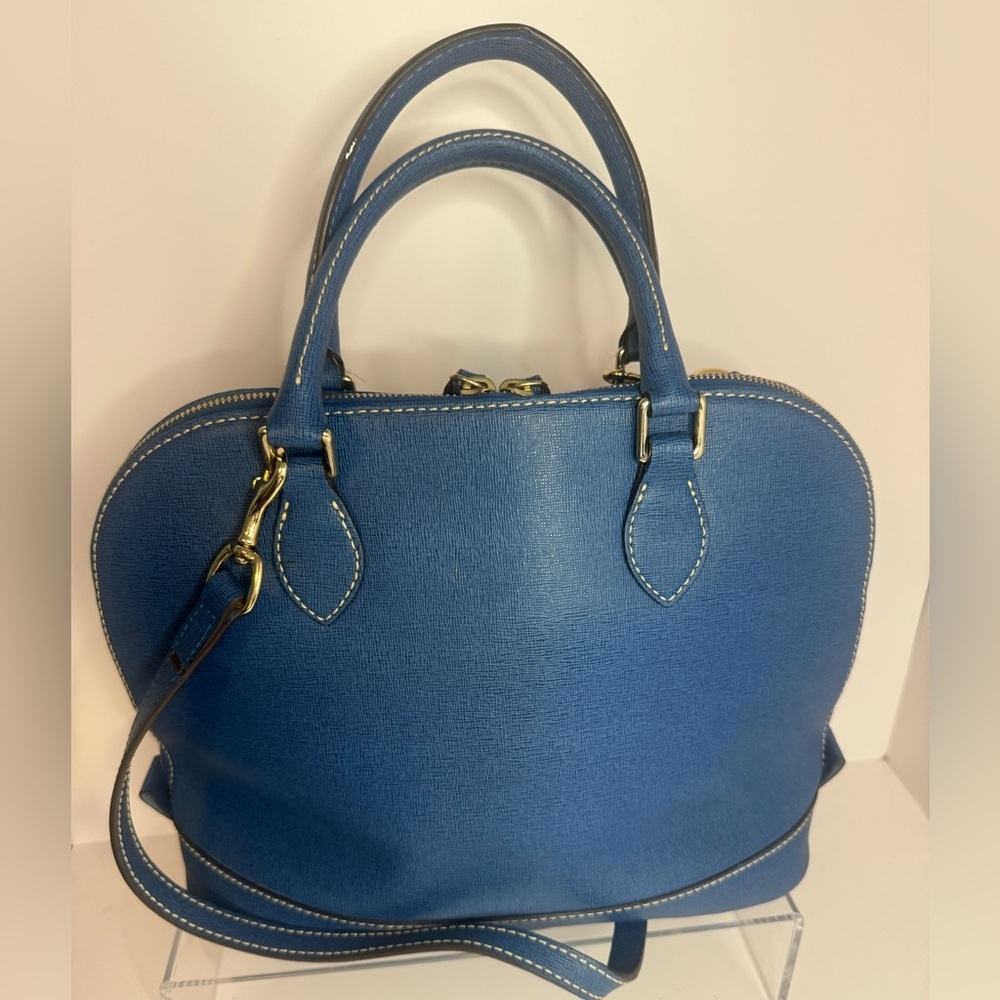 💖 #214 Dooney & Bourke Zip Zip Saffiano Satchel Shoulder Bag - Picture 4 of 16
